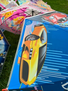 Зонт детский MK 4051 Мультфильмы, трость, клеенка, диаметр 83см